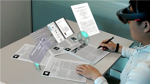 HoloDoc: Enabling Mixed Reality Workspaces that Harness Physical and Digital Content